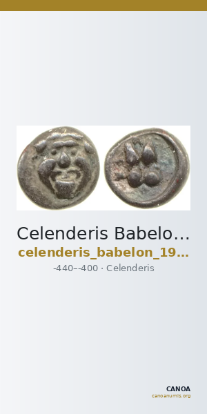 Celenderis Babelon 1910 1464bis — CANOA