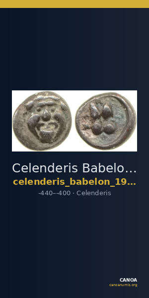 Celenderis Babelon 1910 1464bis — CANOA