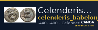 Celenderis Babelon 1910 1464bis — CANOA