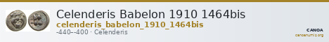 Celenderis Babelon 1910 1464bis — CANOA