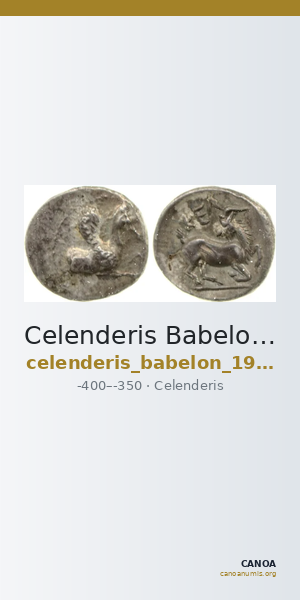 Celenderis Babelon 1910 1480-7 — CANOA