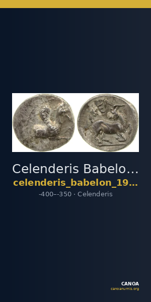 Celenderis Babelon 1910 1480-7 — CANOA