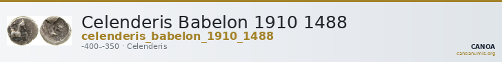 Celenderis Babelon 1910 1488 — CANOA