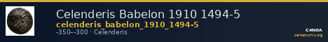 Celenderis Babelon 1910 1494-5 — CANOA