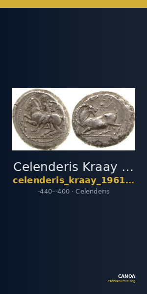 Celenderis Kraay 1962 Series I — CANOA