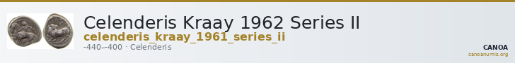 Celenderis Kraay 1962 Series II — CANOA