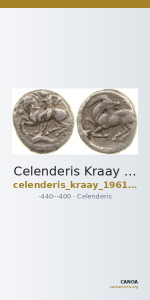 Celenderis Kraay 1962 Series III — CANOA