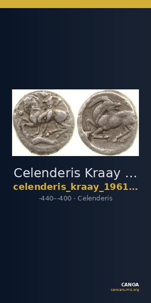 Celenderis Kraay 1962 Series III — CANOA