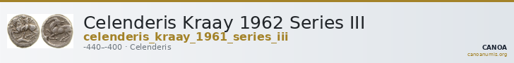 Celenderis Kraay 1962 Series III — CANOA