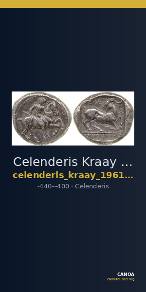 Celenderis Kraay 1962 Series IV — CANOA