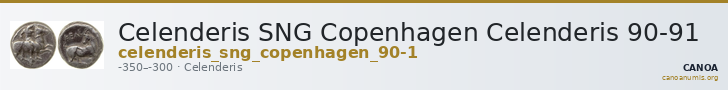 Celenderis SNG Copenhagen Celenderis 90-91 — CANOA