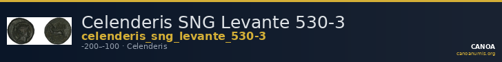 Celenderis SNG Levante 530-3 — CANOA