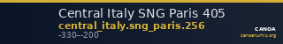 Central Italy SNG Paris 405 — CANOA