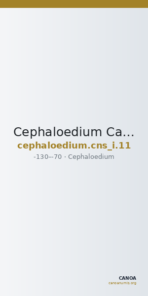 Cephaloedium Calciati 1983 11 — CANOA