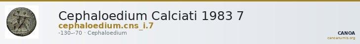 Cephaloedium Calciati 1983 7 — CANOA