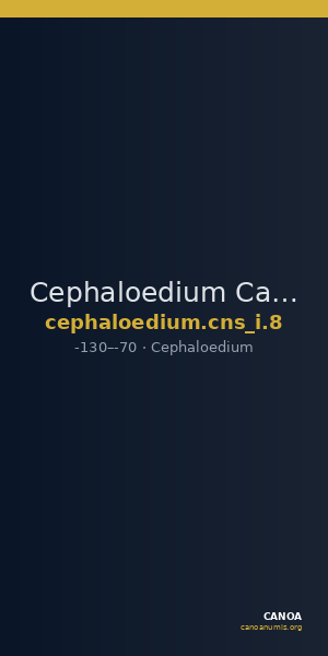 Cephaloedium Calciati 1983 8 — CANOA