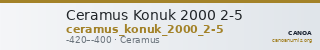 Ceramus Konuk 2000 2-5 — CANOA
