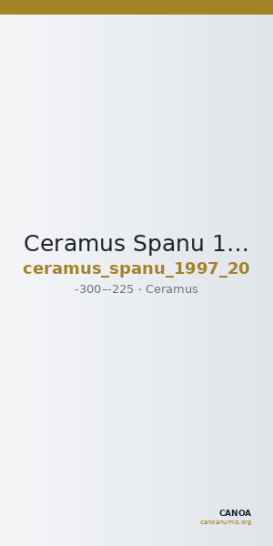 Ceramus Spanu 1997 20 — CANOA