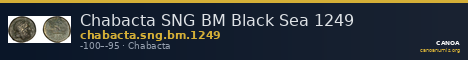Chabacta SNG BM Black Sea 1249 — CANOA