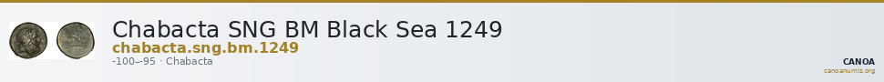 Chabacta SNG BM Black Sea 1249 — CANOA