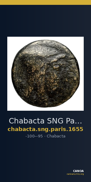 Chabacta SNG Paris 1655 — CANOA