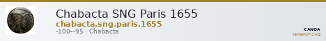 Chabacta SNG Paris 1655 — CANOA