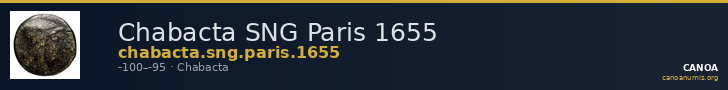Chabacta SNG Paris 1655 — CANOA