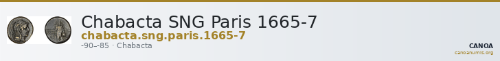 Chabacta SNG Paris 1665-7 — CANOA
