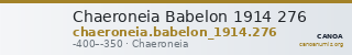 Chaeroneia Babelon 1914 276 — CANOA