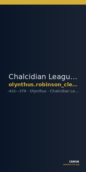 Chalcidian League Olynthus Robinson /Clement 1938 Group A-M, hemiobols — CANOA