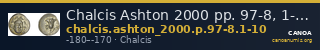 Chalcis Ashton 2000 pp. 97-8, 1-10 — CANOA