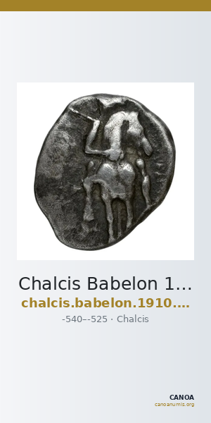 Chalcis Babelon 1910 1833 — CANOA