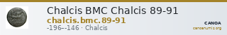 Chalcis BMC Chalcis 89-91 — CANOA