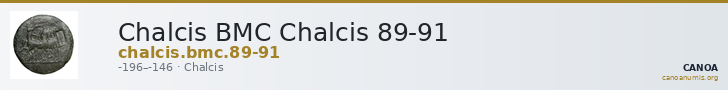 Chalcis BMC Chalcis 89-91 — CANOA