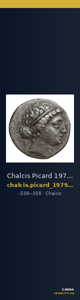 Chalcis Picard 1979 Series I group I issue 12 b-22 bronze — CANOA