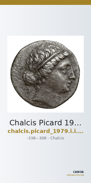 Chalcis Picard 1979 Series I group I issue 12 b-22 bronze — CANOA
