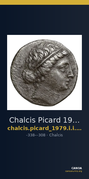 Chalcis Picard 1979 Series I group I issue 12 b-22 bronze — CANOA