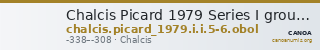 Chalcis Picard 1979 Series I group I issue 5-6 obol — CANOA