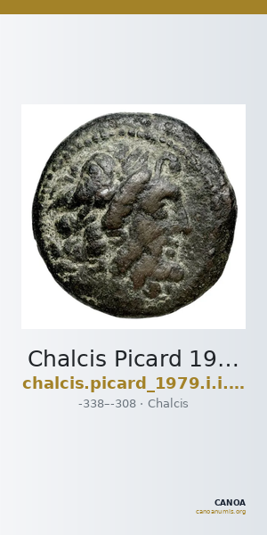 Chalcis Picard 1979 Series I group I issue 5-7_11 hemidrachm — CANOA