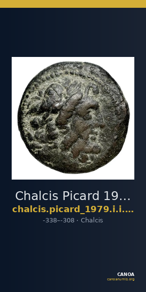 Chalcis Picard 1979 Series I group I issue 5-7_11 hemidrachm — CANOA