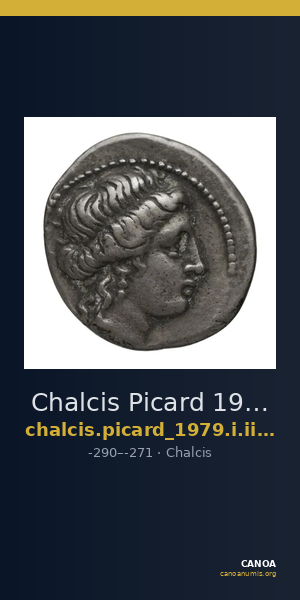 Chalcis Picard 1979 Series I group II issue 25-30 drachm — CANOA