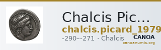 Chalcis Picard 1979 Series I group II issue 25-30 drachm — CANOA