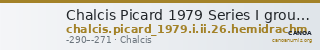 Chalcis Picard 1979 Series I group II issue 26 hemidrachm — CANOA