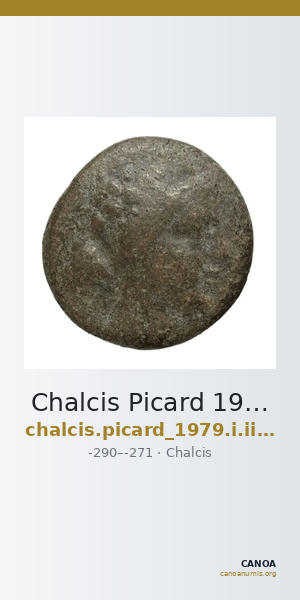 Chalcis Picard 1979 Series I group II issue 31-41 bronze — CANOA