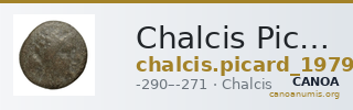 Chalcis Picard 1979 Series I group II issue 31-41 bronze — CANOA
