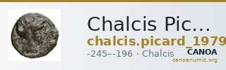 Chalcis Picard 1979 Series I group III issue 43-48 bronze — CANOA