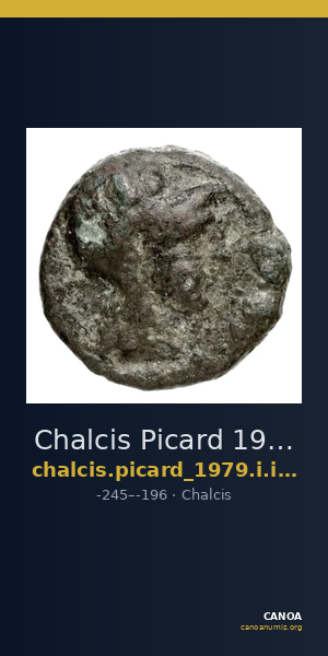 Chalcis Picard 1979 Series I group IV issue 51-54 bronze — CANOA