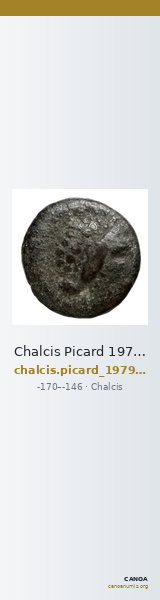 Chalcis Picard 1979 Series I group IV issue 66-81 bronze — CANOA