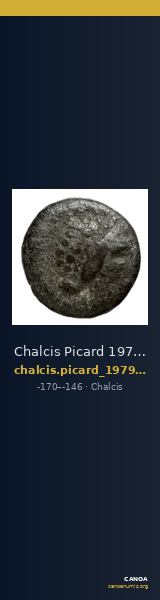 Chalcis Picard 1979 Series I group IV issue 66-81 bronze — CANOA