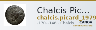 Chalcis Picard 1979 Series I group IV issue 66-81 bronze — CANOA